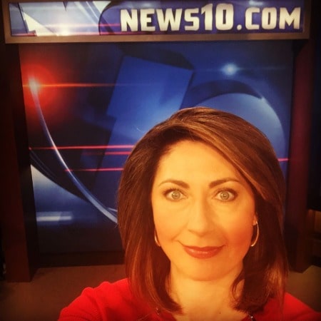 Lydia Kulbida is getting ready for her Broadcast of NEWS 10.